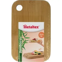 Metaltex Bambus Schneidebrett-Set 2-tlg. 22 x 14 cm