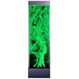 JVmoebel 3D Wandpaneel Wassersäule wasserwand Wasserfall Led Einrichtung Metall Trennwand, Made in Europa weiß