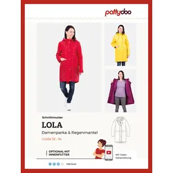 Pattydoo Papierschnittmuster Parka & Regenmantel Lola