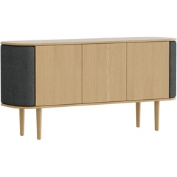 UMAGE - Treasures Sideboard mit 3 Türen, Eiche natur / shadow