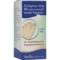betapharm Arzneimittel GmbH Ciclopirox beta 80 mg/g wirkstoffhalt.Nagellack 6.6 ml