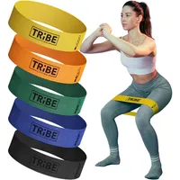 Tribe Lifting Tribe Widerstandsbänder für Gewichtheben, 5er-Pack, Übungsband für
