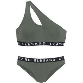 Elbsand Bustier-Bikini Damen oliv, Gr.40 Cup C/D,