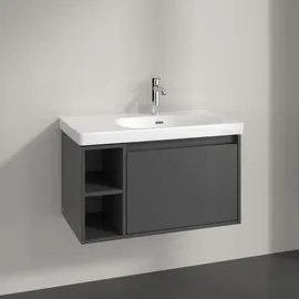 Villeroy & Boch Skyla Waschtischunterschrank 1 Auszug, 772 x 436 x 439 mm, Graphite