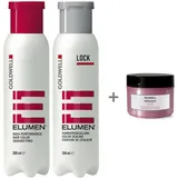 Goldwell Elumen Haarfarbe [SV@10] 200ml + 250ml Lock Versiegelung + Kerasilk Co