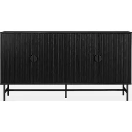 sweeek Anrichte 157,5 x 83 x 39 cm Schwarz