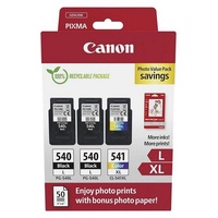 Canon PG-540L x2/CL-541XL Photo Value Pack + Papier PIXMA MG 4200 4250