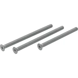 HOPPE® Gewindeschrauben-Set M6 für Profiltür-Schutz-Wechselgarnituren, Eisen