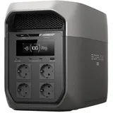 EF ECOFLOW DELTA 3 Max tragbare Powerstation, 2 048 Wh LiFePO4 Batterie, 2 400 W X-Boost Ausgang, 0–80 % Ladung in nur 51 Minuten