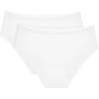 Triumph Feel Of Cotton Midislip 2 St. Weiß 46