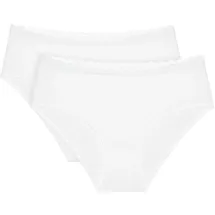 Triumph Feel Of Cotton Midislip 2 St. Weiß 46