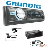 Autoradio Grundig für Volkswagen VW Polo 9N Quadlock Bluetooth DAB+ USB AUX