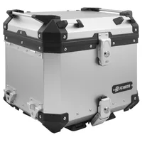 FC-Moto Alu Topcase Trolley 48 L Rollkoffer, grau-silber, Größe
