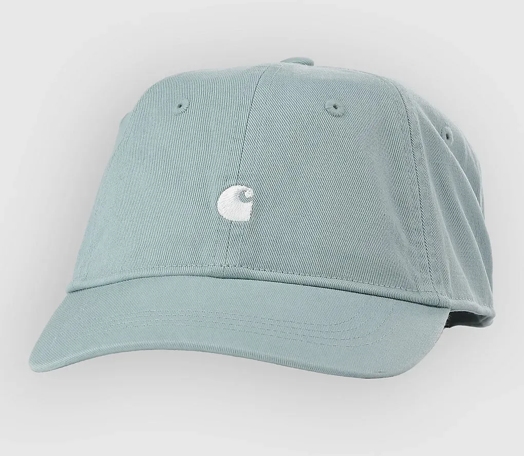 Carhartt WIP Madison Logo Cap tourmaline / white Gr. Uni