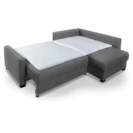 exxpo - sofa fashion »Chester, Boxspring Federkern-Polsterung, bequem, Breite 241cm, L-Form« L-Form, schmale Armlehnen, Bettfunktion u. Bettkasten