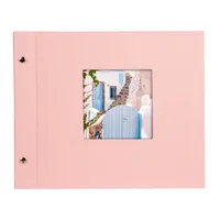 Goldbuch Schraubalbum Bella Vista 30x25 40 weiße Seiten rosa