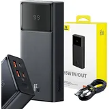 Baseus Star-Lord 20000 mAh, 65 W, 74 Wh), Powerbank, Schwarz
