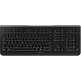 Cherry KW 3000 Tastatur - geräuscharm, Full-Size-Layout - kabellos - 2.4 GHz - QWERTY Englisch Schwarz