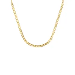 Kette ohne Anhänger »Schmuck Geschenk Silber 925 Halsschmuck Halskette Gliederkette«, 94379225-0 gelbgoldfarben