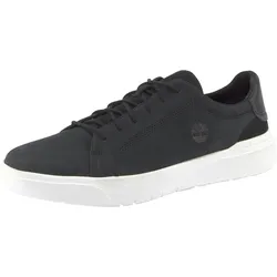 Sneaker TIMBERLAND "M Seneca Bay LOW LACE UP SNEAKER DA", Gr. 47,5, schwarz, Leder, sportlich, Schuhe