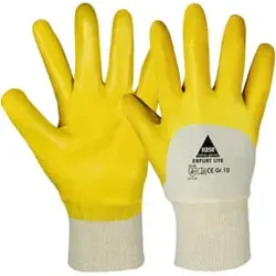 Hase ERFURT LITE, Nitril-Arbeitshandschuh aus Baumwolle/Nitril, Größe 12