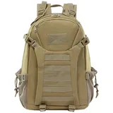 WISHDOR Laptoprucksack Laptop Rucksack Rucksäcke Schulrucksack Wasserbeständig Laptoptasche (Militärrucksack Wanderrucksack Laptop Notebook Tasche Uni Rucksack 28L, 1-tlg., Rucksack mit Laptopfach, einstellbar, 31x18x50 cm, Wasserdicht), Herren Damen Jungen Teenager Freizeit Arbeit Business Reisen gelb