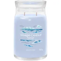 Yankee Candle Ocean Air große Duftkerze 567 g blau