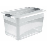 KEEEPER "keeeper Aufbewahrungsbox \"cornelia\", 52 Liter, transparent"