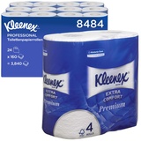 KLEENEX Premium Toilettenpapier 8484, WC-Papier 24 Rollen x 160 Blatt,