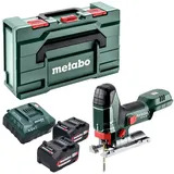 Metabo ST 18 L 90 Akku Stichsäge 18 V 90 mm + 2x Akku 4,0 Ah + Ladegerät + Metabox