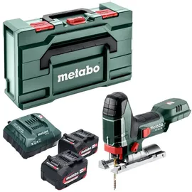 Metabo ST 18 L 90 Akku Stichsäge 18 V 90 mm + 2x Akku 4,0 Ah + Ladegerät + Metabox