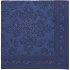 Papstar 50 Servietten ROYAL Collection 1/4-Falz 40 cm x 40 cm dunkelblau