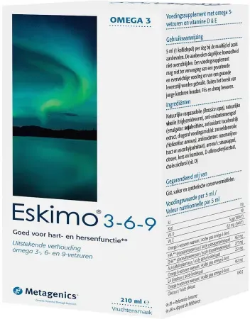 Metagenics Eskimo 3-6-9 Omega 3 Flasche 210ml