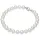VALERO PEARLS Perlenarmband aus Sterling Silber mit Süßwasser-Zuchtperle Weiß 19 cm