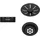 Blanco Ab- und Überlaufset Black Edition 18,6 cm schwarz matt