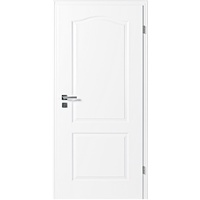Kilsgaard Zimmertür weiß mit Zarge Set Typ 20/02-B lackiert ähnlich RAL 9010, DIN Links, 118-137 mm,610x1985 mm
