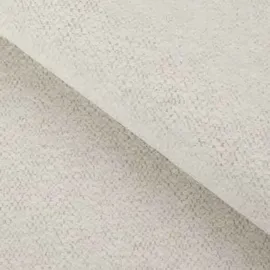 beautysofa Ecksofa PEDRO U XL, breite Ottomane, Farbe: Weiß (Raven21) - Weiß
