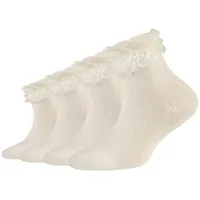 CAMANO Rüschensocken 4er Pack ca-soft in offwhite 31-34