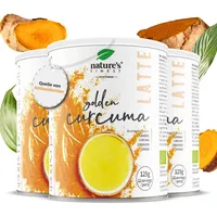 Nature's Finest by Nutrisslim Golden Curcuma Latte - Cremiger Kurkuma Chai Latte – Unterstützt Entspannung – Mit Gewürzen und Vollmilchpulver – Energie und Genuss in Pulverform