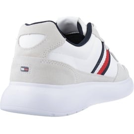 Tommy Hilfiger Herren Cupsole Sneaker Schuhe , Weiß (White), 40