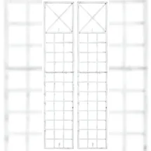 CLP Rankgitter Trigo 2er Set 0 x 0 cm Antik Weiß