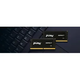 Kingston FURY Impact - DDR5 - Modul - 32 GB - SO DIMM 262-PIN - Silber