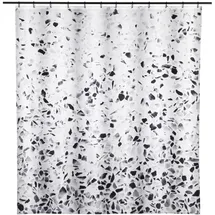 Schöner Wohnen Duschvorhang Tosi 180 x 200 cm schwarz, weiß