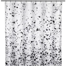 Schöner Wohnen Duschvorhang Tosi 180 x 200 cm schwarz, weiß