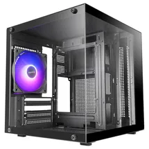 mars-gaming Mars Gaming Mc-cube (mATX, Mini-ITX), PC Gehäuse, Schwarz