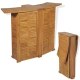vidaXL Klappbarer Bartisch 155 x 53 x 105 cm Braun