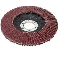 Vago-Tools 5x Fächerschleifscheiben 125mm flach K120 Braun