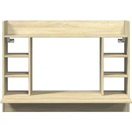 vidaXL Wand-Schreibtisch Sonoma Eiche 105x48x75 cm Holzwerkstoff