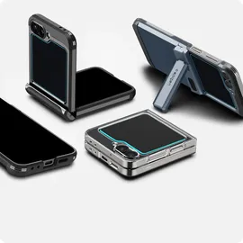 SPIGEN EZ Fit Gehärtetes Glas Clear Displayschutzfolie Samsung Galaxy Z Flip 6 2-Pack