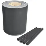 Allegra Sichtschutzstreifen 19 cm x 5000 cm Anthrazitgrau PVC